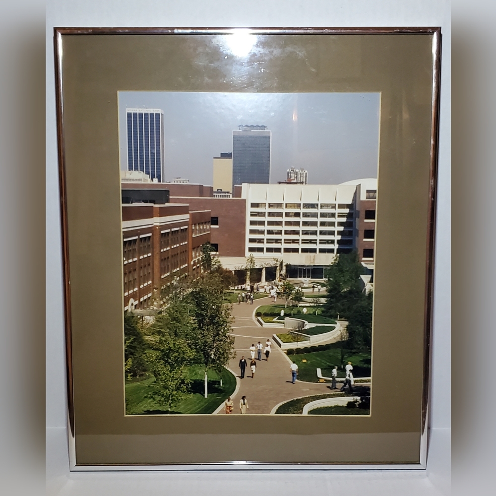 University of Indiana Framed Photo 16x20 Silver Metal Custom Frame